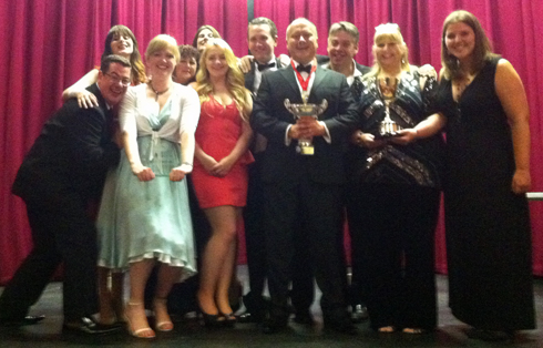 Concept Players winning at the Glamorgan Drama League Glammies 